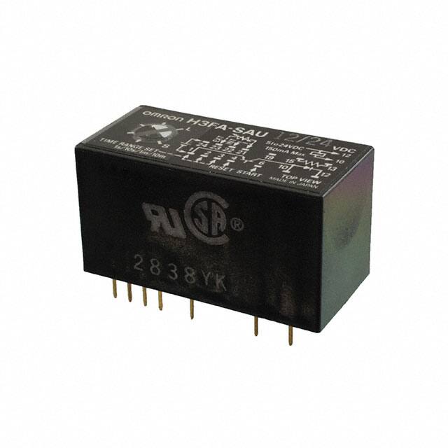 H3FA-SAU DC12/24 Omron Automation and Safety Relais temporisés